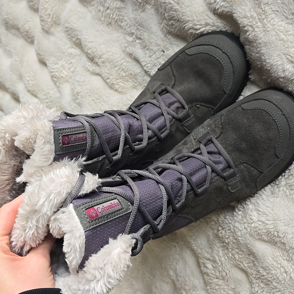 Women's Columbia Gray Winter Boots